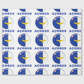 Flagge der Azoren Geschenkpapier (Flach)