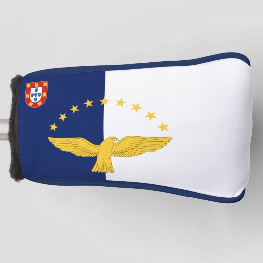 Flagge der Azoren, Portugal Golf Headcover (Vorderseite)