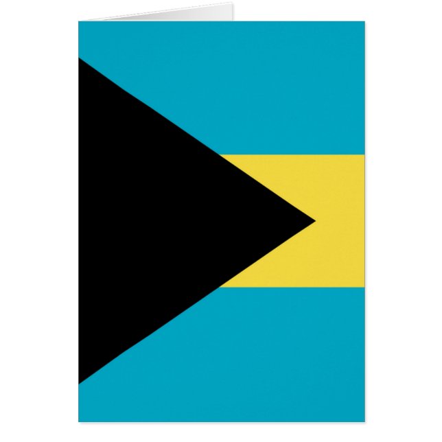 Flagge der Bahamas (Vorne)