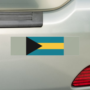 Flagge der Bahamas Autoaufkleber