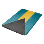 Flagge der Bahamas Badematte (Schrägansicht)