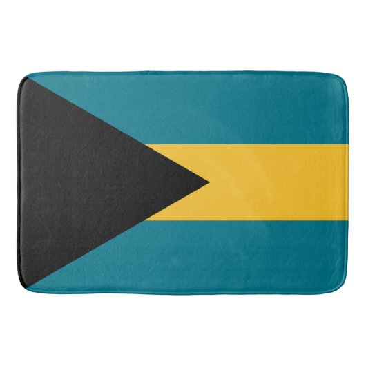 Flagge der Bahamas Badematte (Vorderseite)