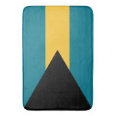 Flagge der Bahamas Badematte (Vorderseite Vertikal)
