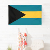 Flagge der Bahamas Banner (Insitu)