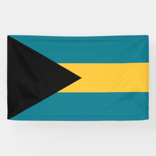 Flagge der Bahamas Banner (Horizontal)