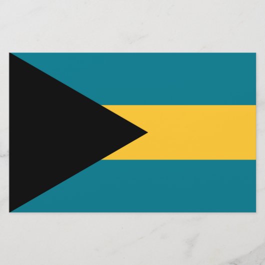 Flagge der Bahamas Briefpapier (Vorderseite)