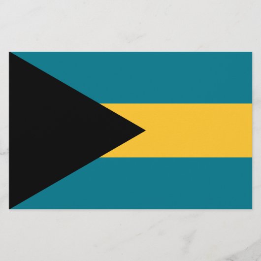 Flagge der Bahamas Briefpapier (Vorderseite)