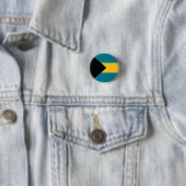 Flagge der Bahamas Button (Beispiel)