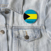Flagge der Bahamas Button (Beispiel)