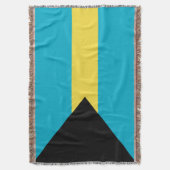 Flagge der Bahamas Decke (Vorderseite Vertikal)