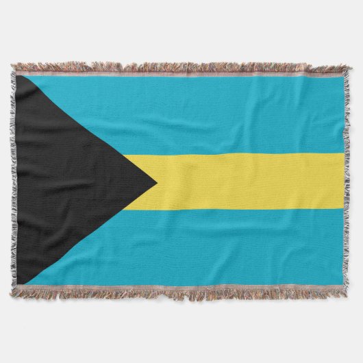 Flagge der Bahamas Decke (Vorderseite)