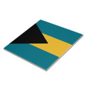 Flagge der Bahamas Fliese (Seite)