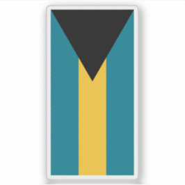 Flagge der Bahamas (Gemeinschaft der Bahamas) Aufkleber