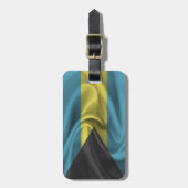 Flagge der Bahamas Gepäckanhänger (Vorderseite vertikal)