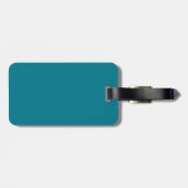Flagge der Bahamas Gepäckanhänger (Rückseite horizontal)