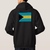 Flagge der Bahamas Hoodie (Rückseite)