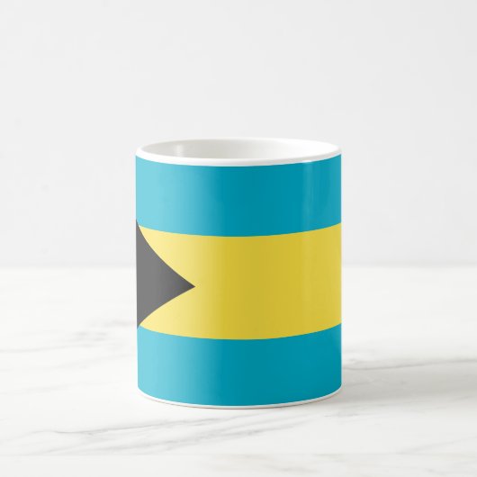 Flagge der Bahamas Kaffeetasse (Mittel)