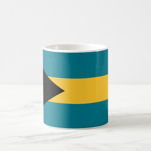 Flagge der Bahamas Kaffeetasse (Mittel)