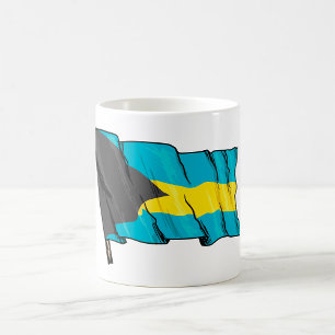 Flagge der Bahamas Kaffeetasse