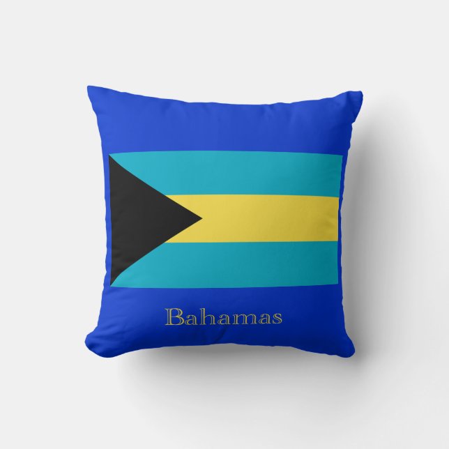 Flagge der Bahamas Kissen (Vorderseite)