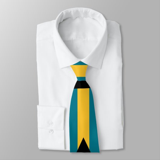 Flagge der Bahamas Krawatte (Gebunden)