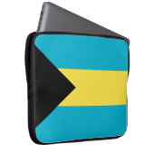 Flagge der Bahamas Laptopschutzhülle (Vorne Rechts)