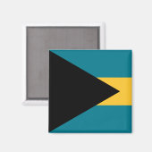 Flagge der Bahamas Magnet (Vorderseite/Rückseite)