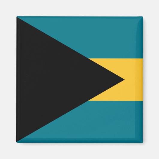 Flagge der Bahamas Magnet (Vorne)
