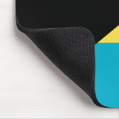 Flagge der Bahamas Mousepad (Ecke)