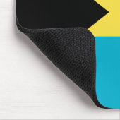 Flagge der Bahamas Mousepad (Ecke)