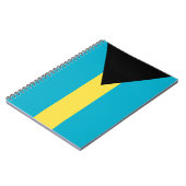 Flagge der Bahamas Notizblock (Linke Seite)