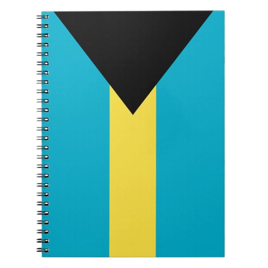 Flagge der Bahamas Notizblock (Vorderseite)
