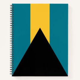 Flagge der Bahamas Notizblock