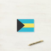Flagge der Bahamas Post-it Klebezettel (Auf Schreibtisch)