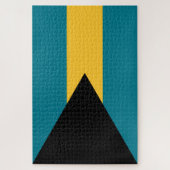 Flagge der Bahamas Puzzle (Vertikal)
