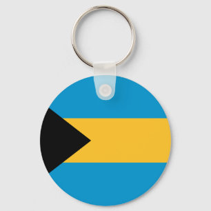 Flagge der Bahamas Schlüsselanhänger