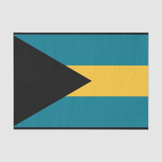 Flagge der Bahamas Seidenpapier (Vorderseite)