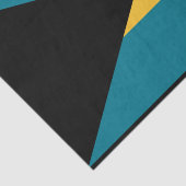 Flagge der Bahamas Seidenpapier (Ausschnitt)