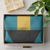 Flagge der Bahamas Seidenpapier (Geschenk)