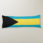 Flagge der Bahamas Seitenschläferkissen (Rückseite)