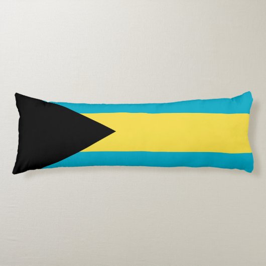 Flagge der Bahamas Seitenschläferkissen (Vorderseite)