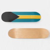 Flagge der Bahamas Skateboard (Horizontal)