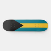 Flagge der Bahamas Skateboard (Horizontal)