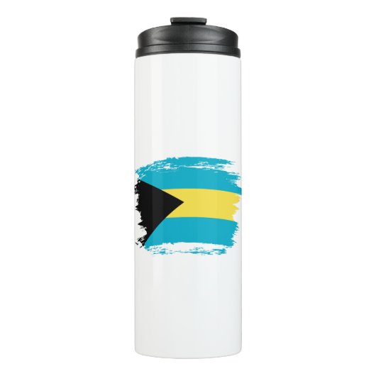 Flagge der Bahamas Thermosbecher (Vorderseite)