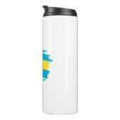 Flagge der Bahamas Thermosbecher (Nach rechts gedreht)