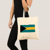 Flagge der Bahamas Tragetasche (Vorderseite (Produkt))