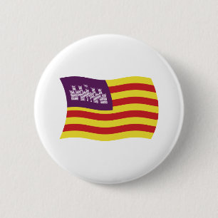 Flagge der Balearischen Inseln Button