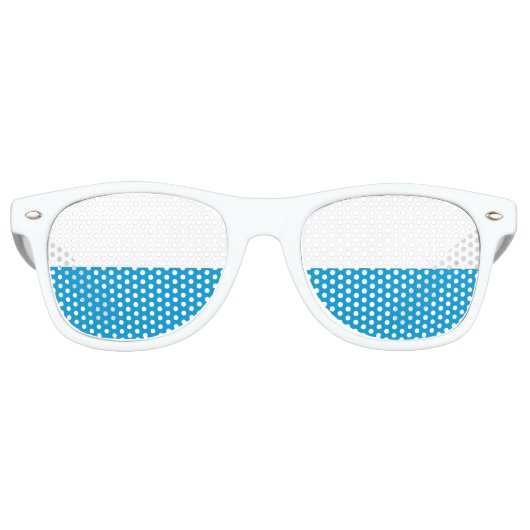 Flagge der bayerischen Retro-Sonnenbrille Partybrille (Vorderseite)