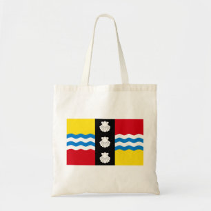 Flagge der Bedudshire Tote Tag Tragetasche