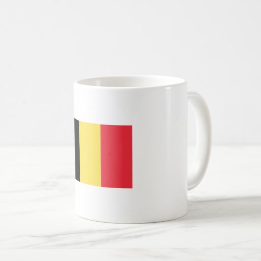 Flagge der belgischen Tasse (VorderseiteRechts)